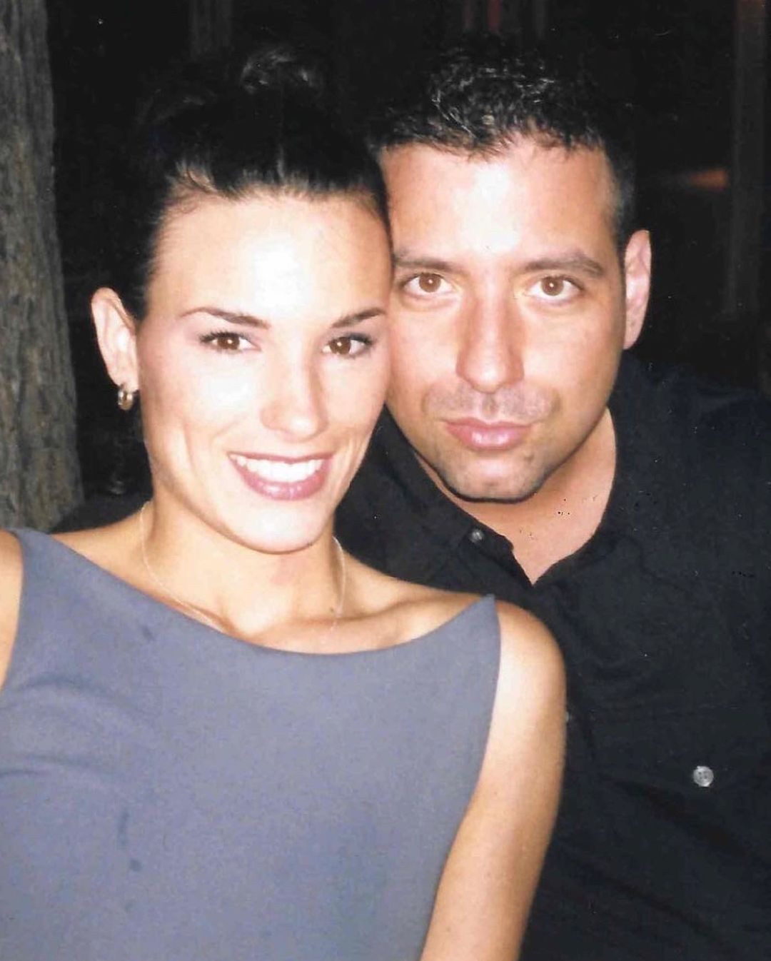 Marc and Heidi cheek to cheek, 1997