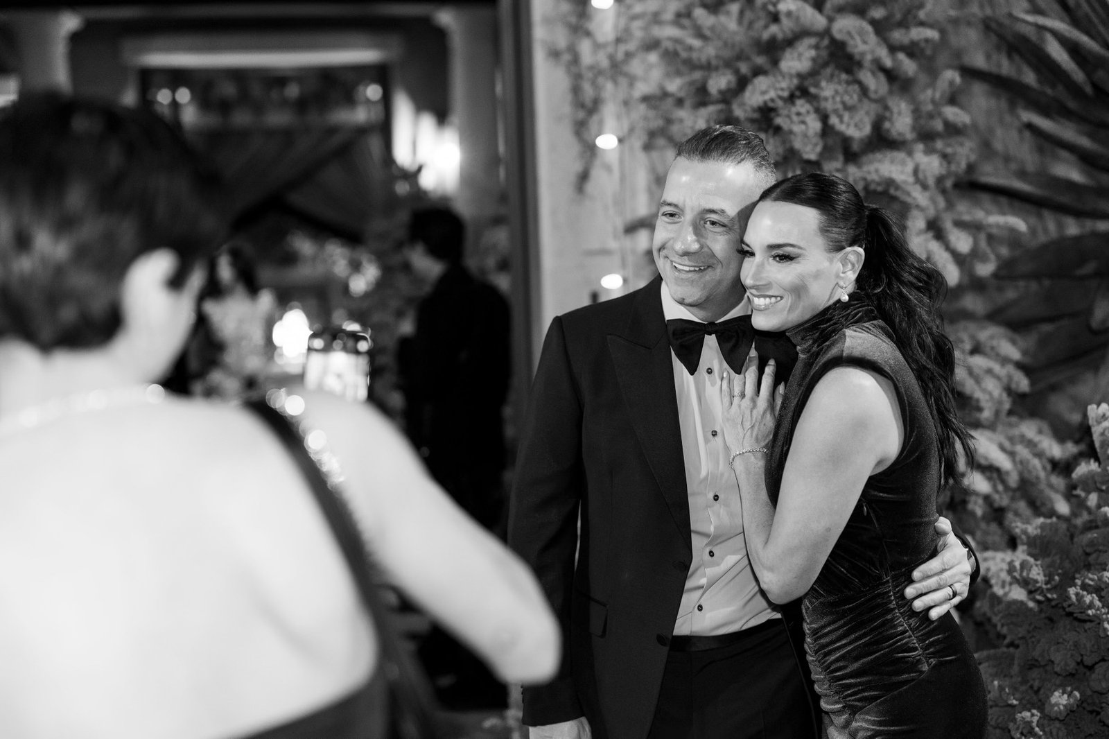 Dancing at the gala, arm in arm